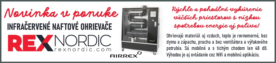 Infra naftov ohrievae REX NORDIC