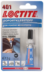 LOCTITE 401 - sekundov lepidlo 3g